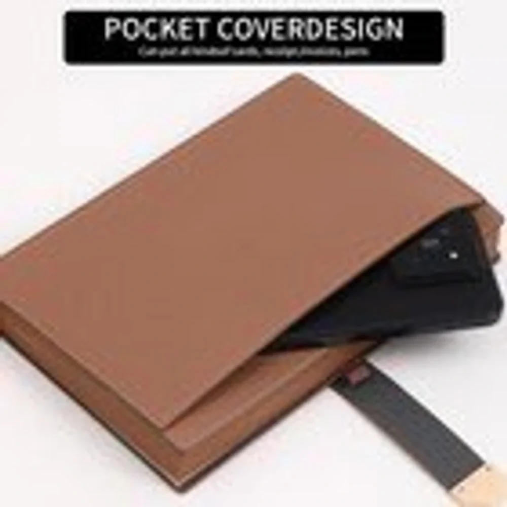 Bobo Rabbit Executive A5 Brown Lined Leather Daily Journal Clasp Closure Box